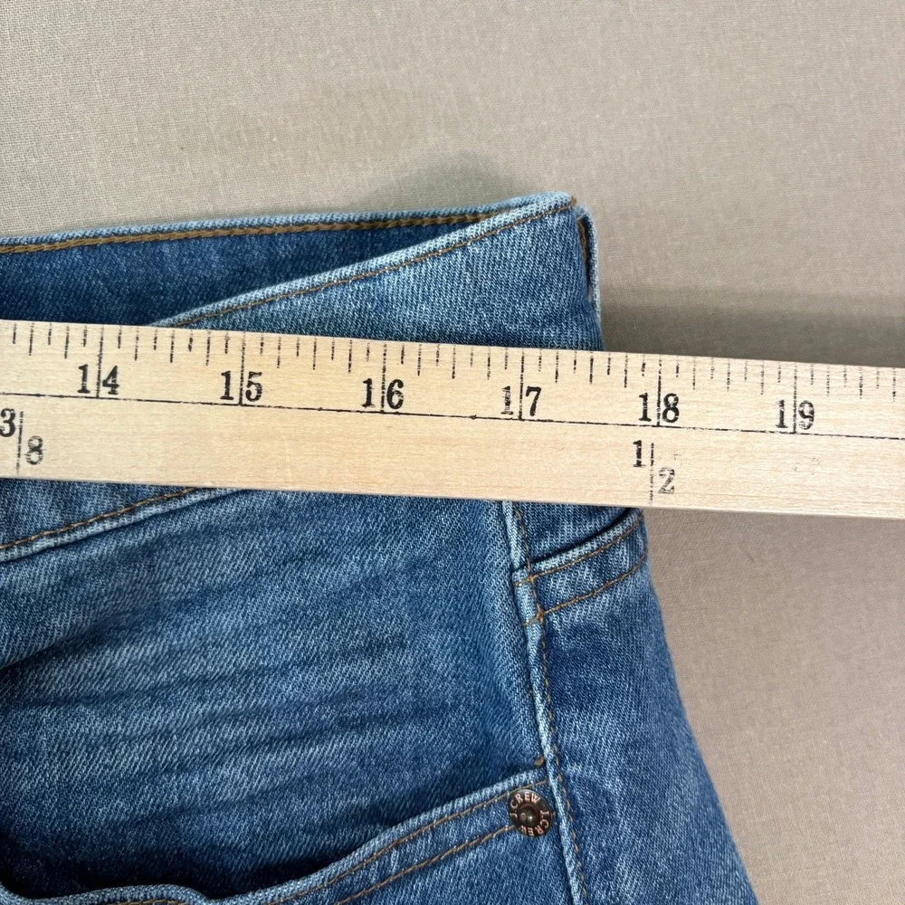 J. Crew Slim Broken In Boyfriend Jeans Womens Size 32P Blue Denim High Rise